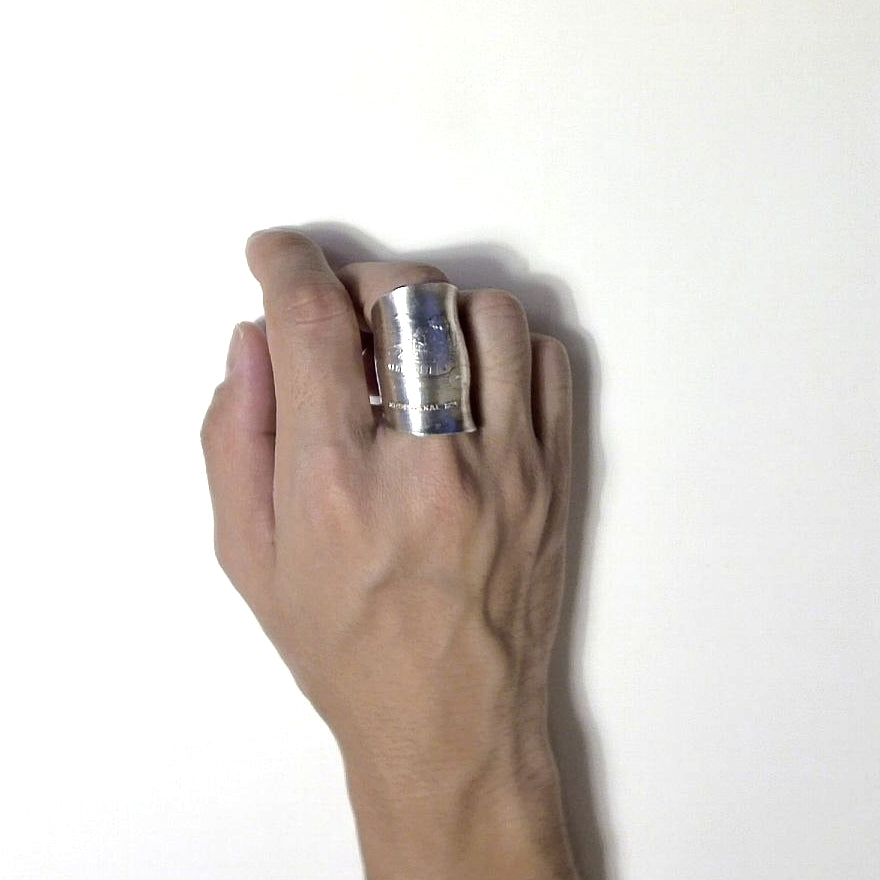 「つぼ」 Spoon Ring　No.5538　21号