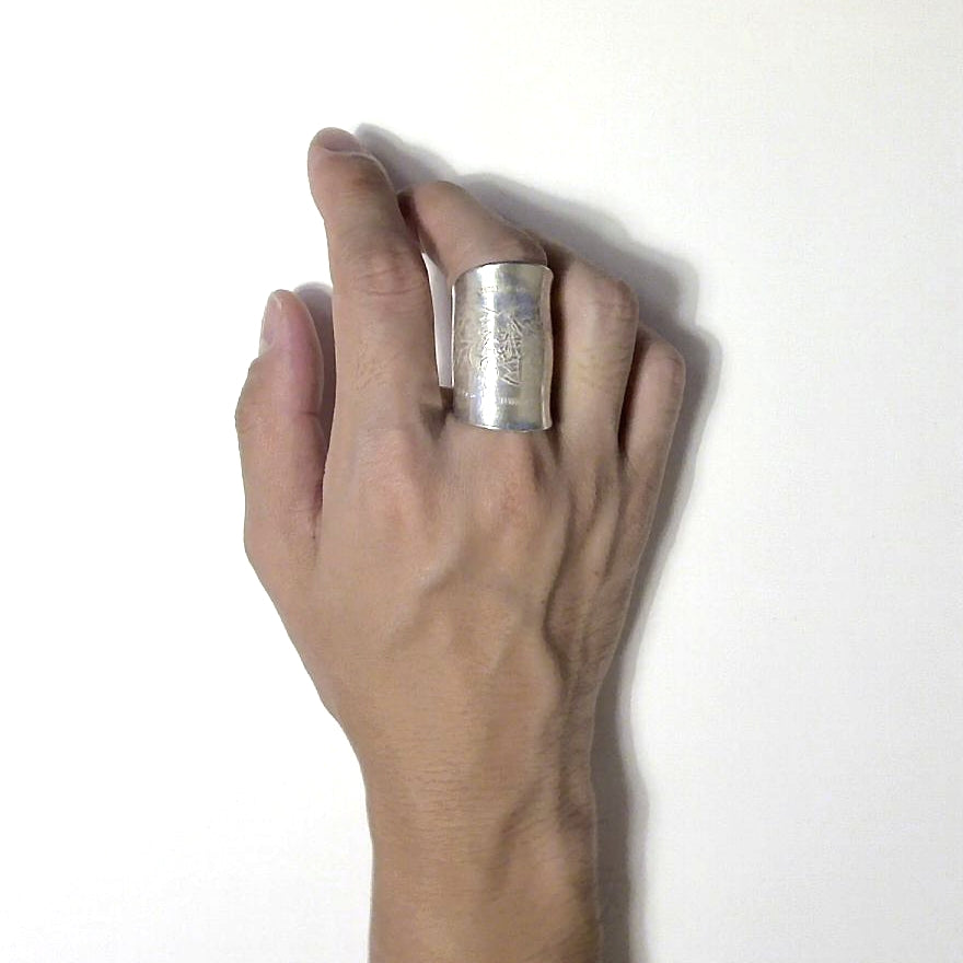 「つぼ」 Spoon Ring　No.5540　19号