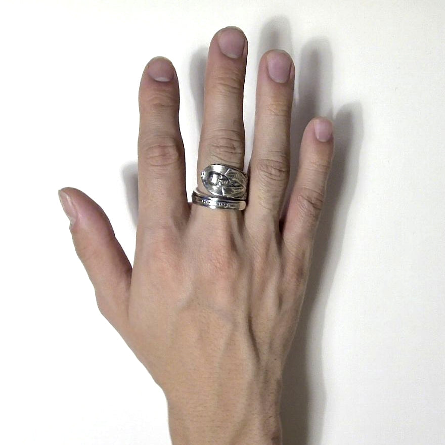 President Spoon Ring　　No.6113　24号　Dwight Eisenhower