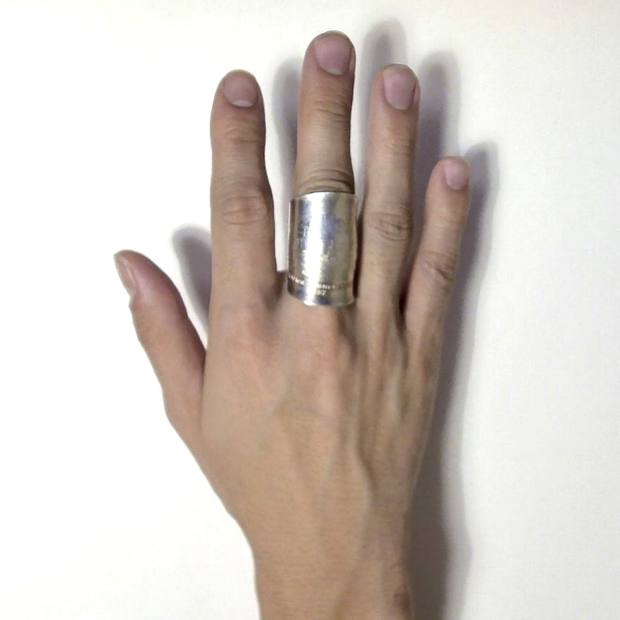 「つぼ」 Spoon Ring　No.6137　21号