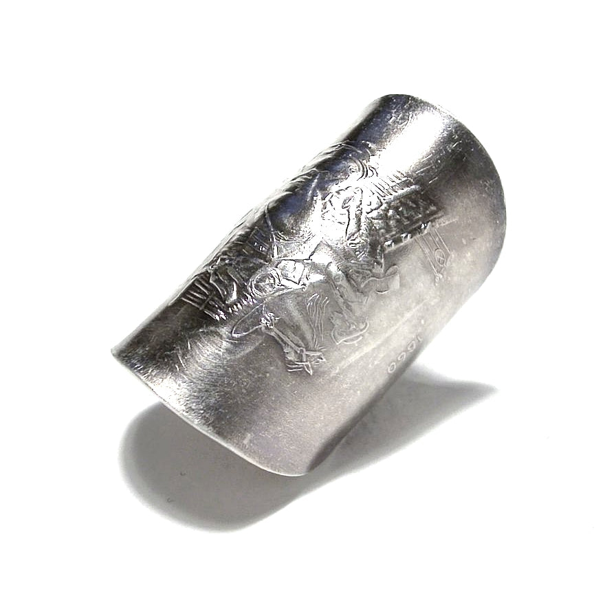 「つぼ」 Spoon Ring　No.6139　16号