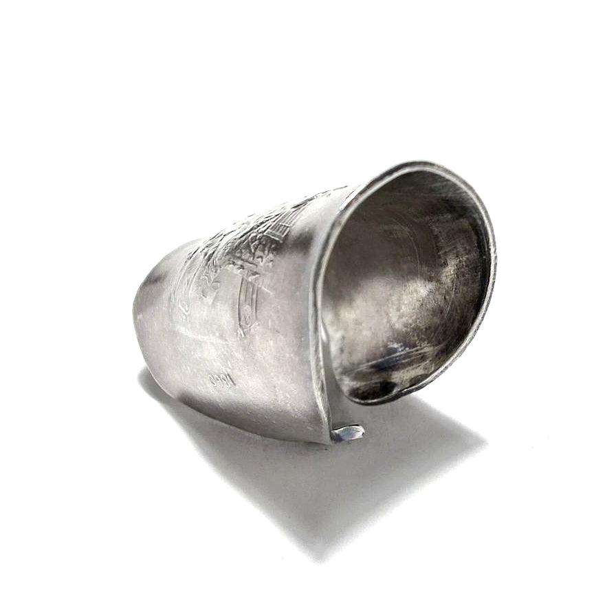 「つぼ」 Spoon Ring　No.6139　16号