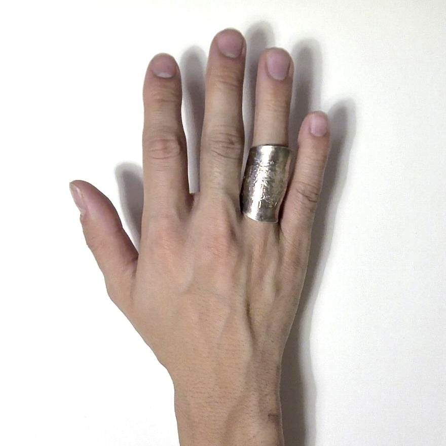 「つぼ」 Spoon Ring　No.6139　16号