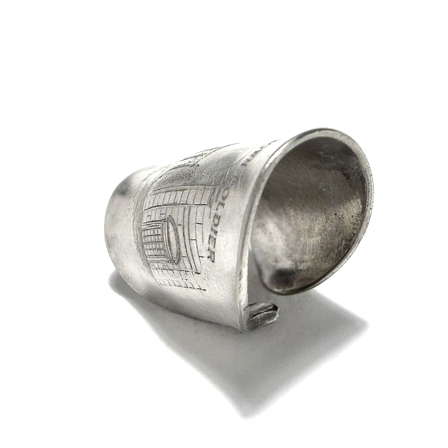 「つぼ」 Spoon Ring　No.6140　18号