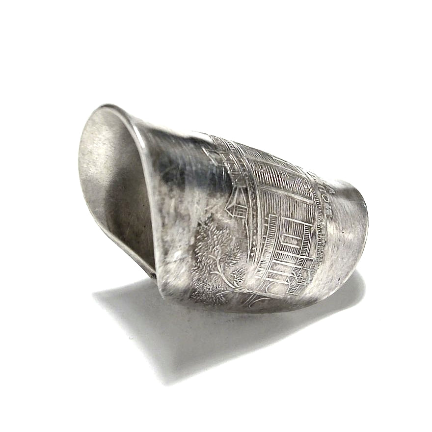 「つぼ」 Spoon Ring　No.6142　18号