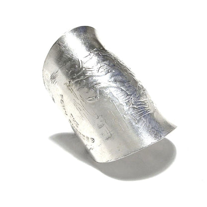 「つぼ」 Spoon Ring　No.6144　22号