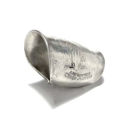「つぼ」 Spoon Ring　No.6145　17号