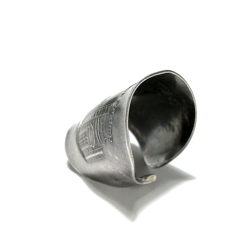 「つぼ」 Spoon Ring　No.6174　20号