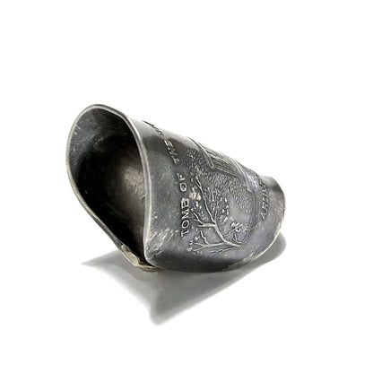 「つぼ」 Spoon Ring　No.6174　20号
