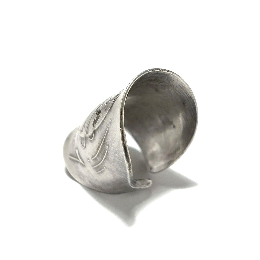 「つぼ」 Spoon Ring　No.6175　19号