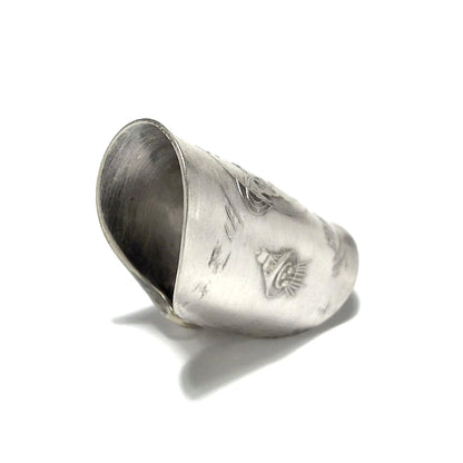 「つぼ」 Spoon Ring　No.6175　19号