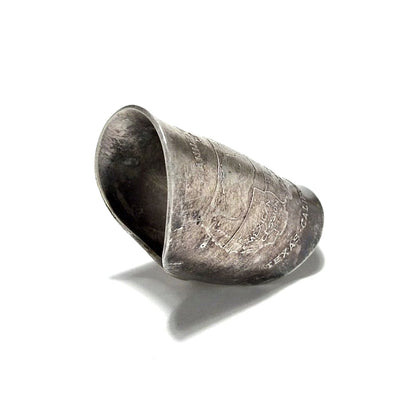 「つぼ」 Spoon Ring　No.6176　18号