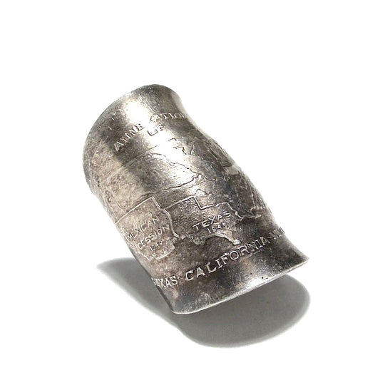 「つぼ」 Spoon Ring　No.6176　18号