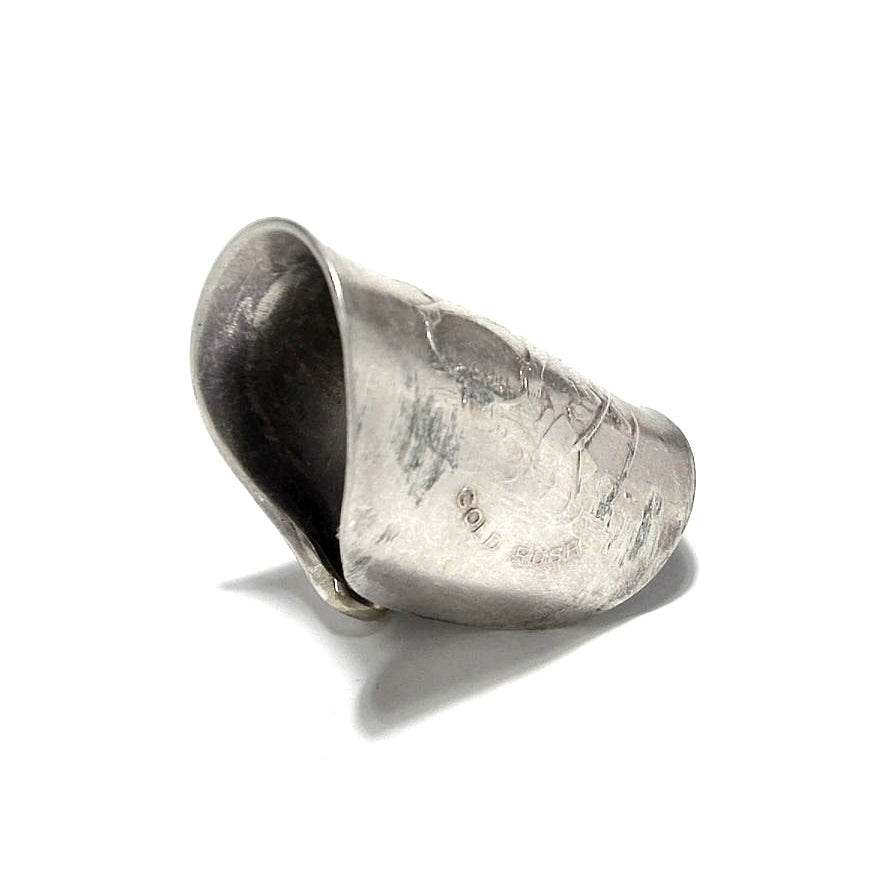 「つぼ」 Spoon Ring　No.6177　21号
