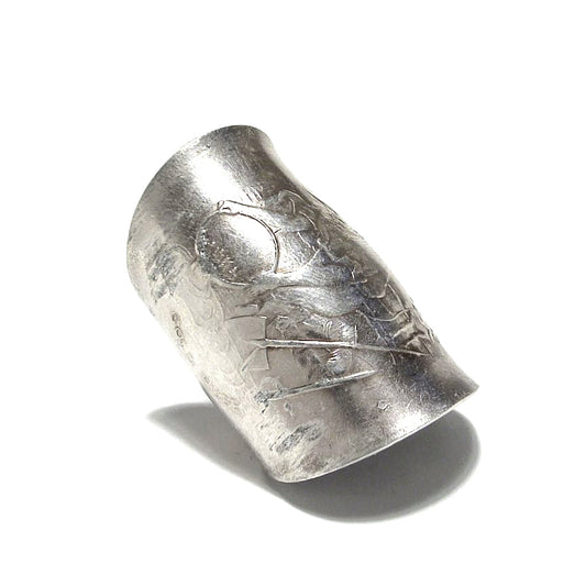 「つぼ」 Spoon Ring　No.6177　21号