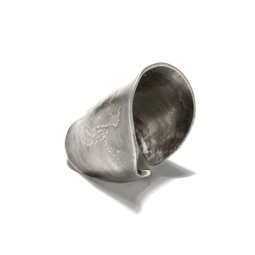 「つぼ」 Spoon Ring　No.6178　19号