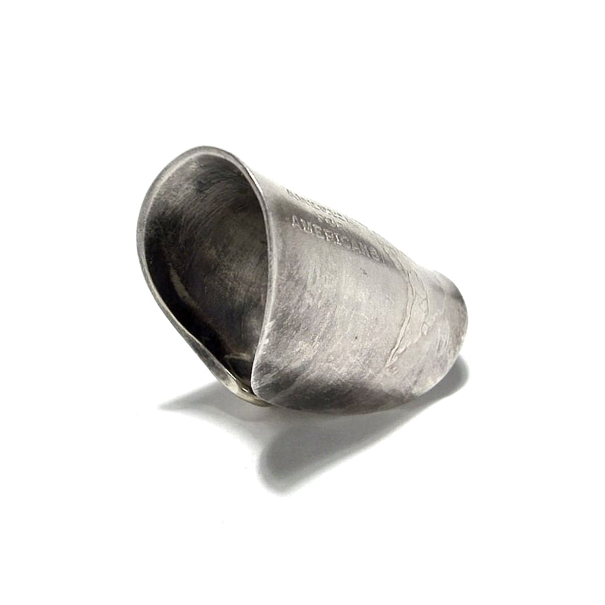 「つぼ」 Spoon Ring　No.6178　19号