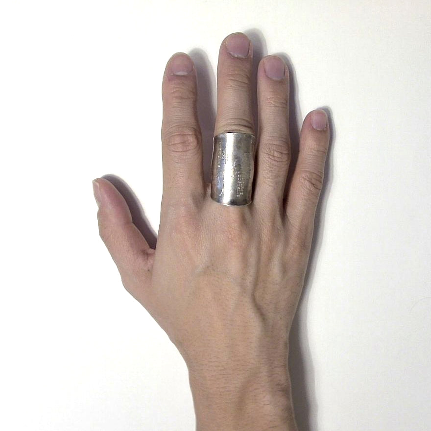 「つぼ」 Spoon Ring　No.6178　19号