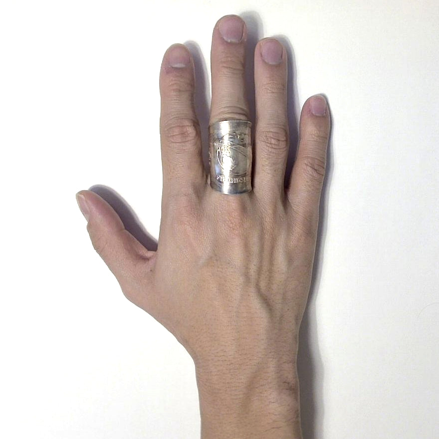 「つぼ」 Spoon Ring　No.6179　19号