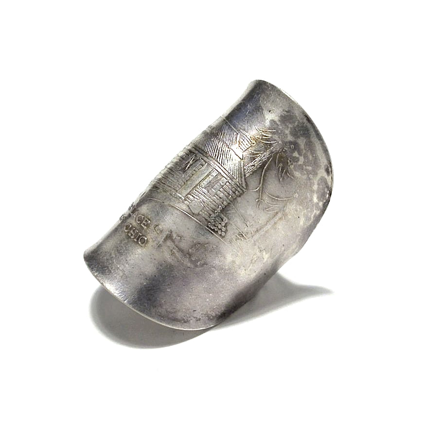 「つぼ」 Spoon Ring　No.6180　21号