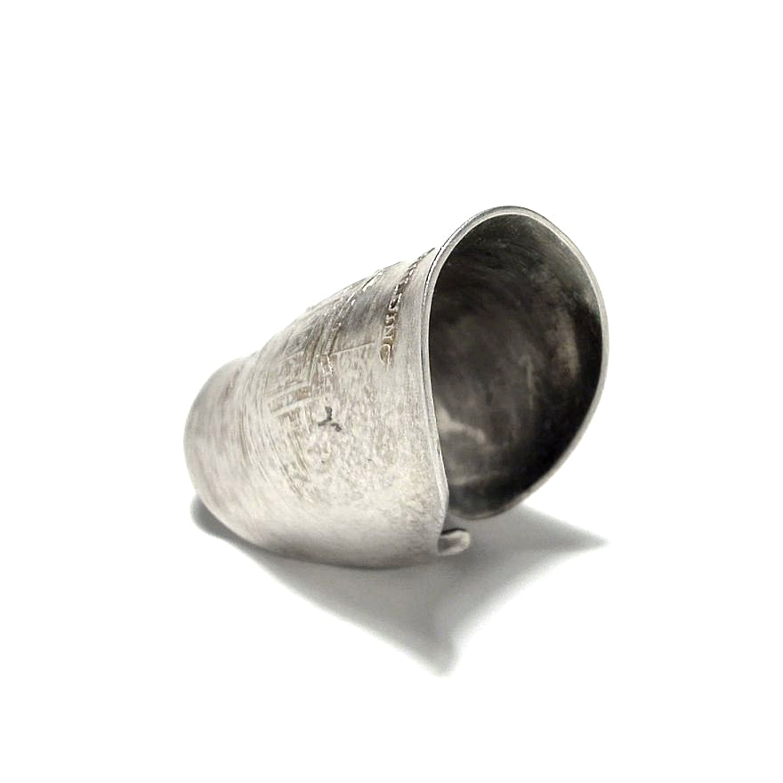 「つぼ」 Spoon Ring　No.6182　17号