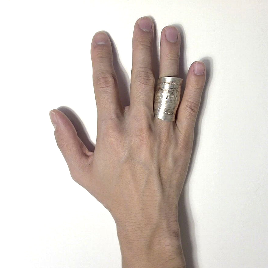 「つぼ」 Spoon Ring　No.6182　17号