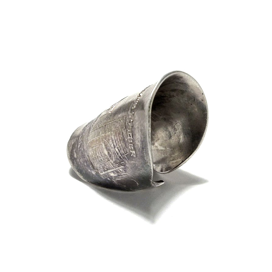 「つぼ」 Spoon Ring　No.6183　18号
