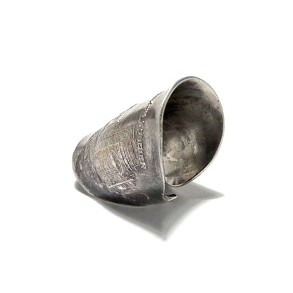 「つぼ」 Spoon Ring　No.6183　18号