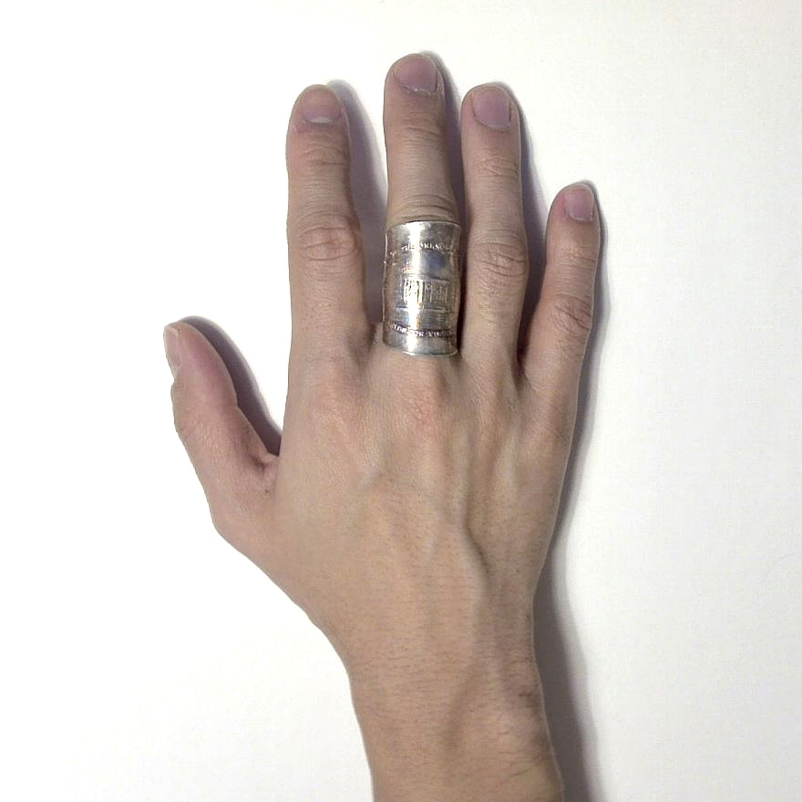 「つぼ」 Spoon Ring　No.6183　18号