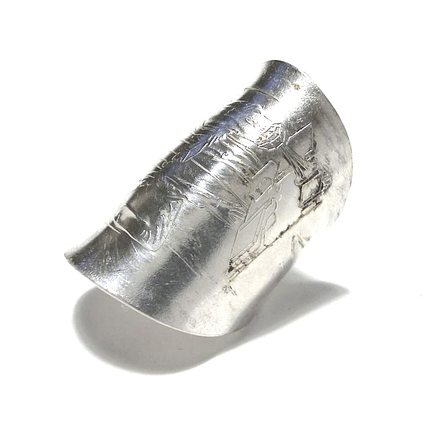 「つぼ」 Spoon Ring　No.6785　22号