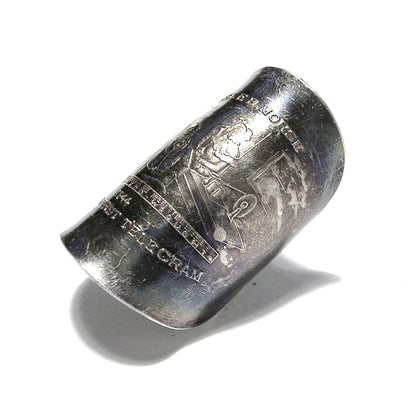 「つぼ」 Spoon Ring　No.6786　20号