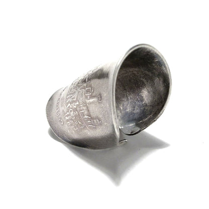 「つぼ」 Spoon Ring　No.6787　17号