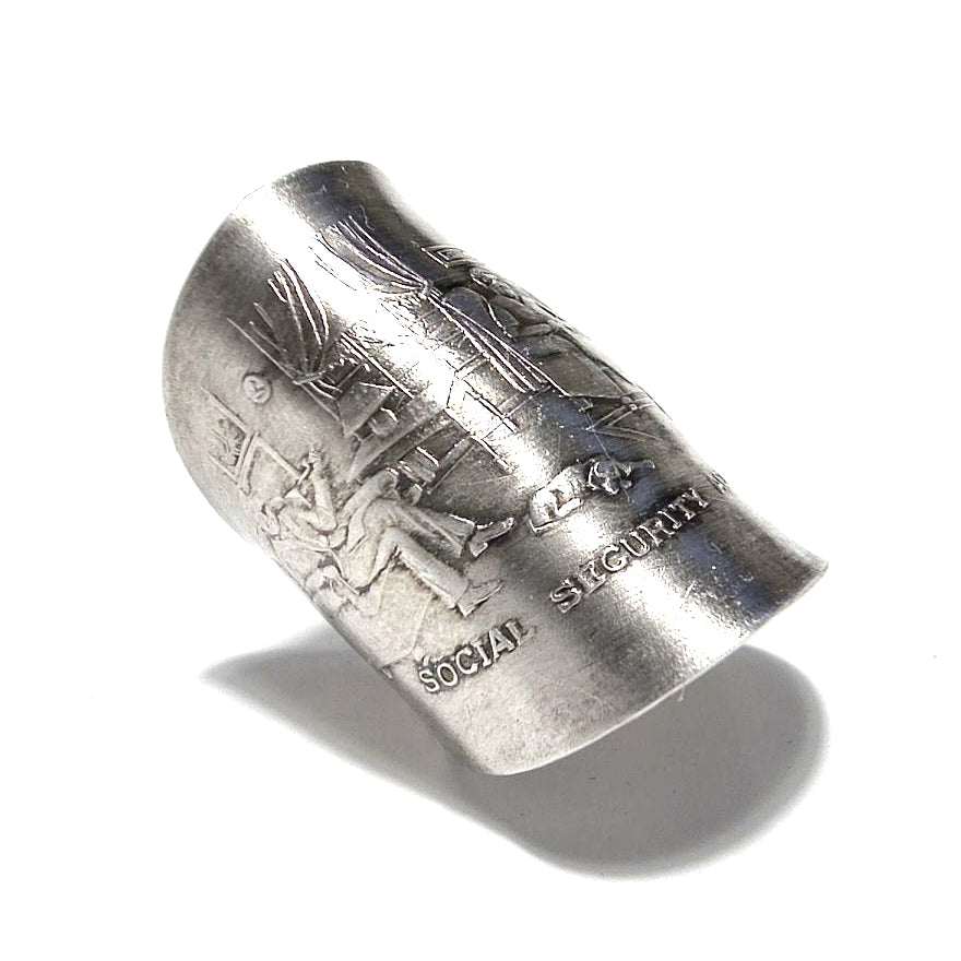 「つぼ」 Spoon Ring　No.6788　18号