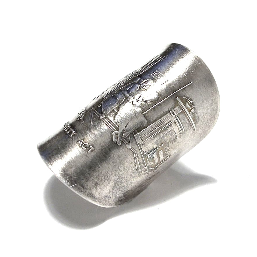 「つぼ」 Spoon Ring　No.6788　18号
