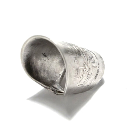 「つぼ」 Spoon Ring　No.6788　18号