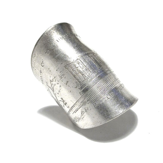 「つぼ」 Spoon Ring　No.6790　18号