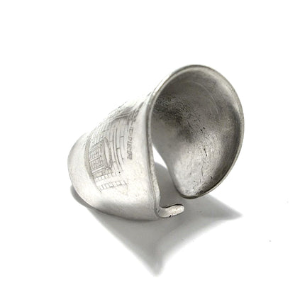 「つぼ」 Spoon Ring　No.6790　18号