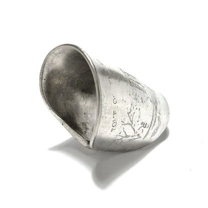 「つぼ」 Spoon Ring　No.6790　18号