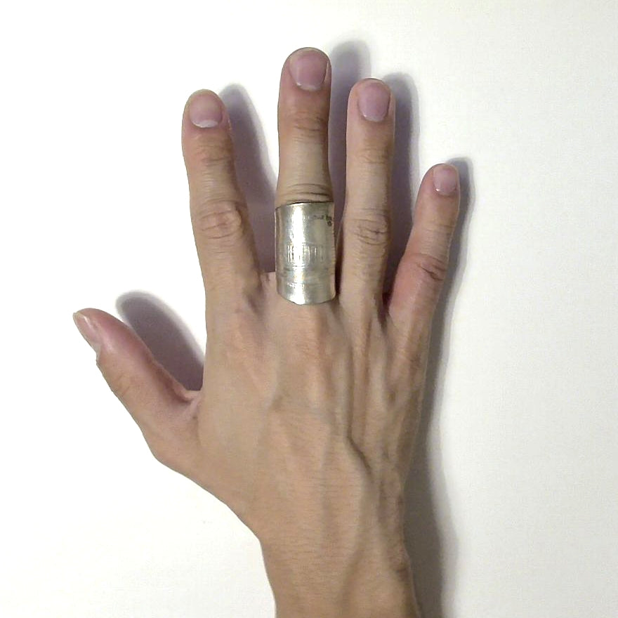 「つぼ」 Spoon Ring　No.6790　18号