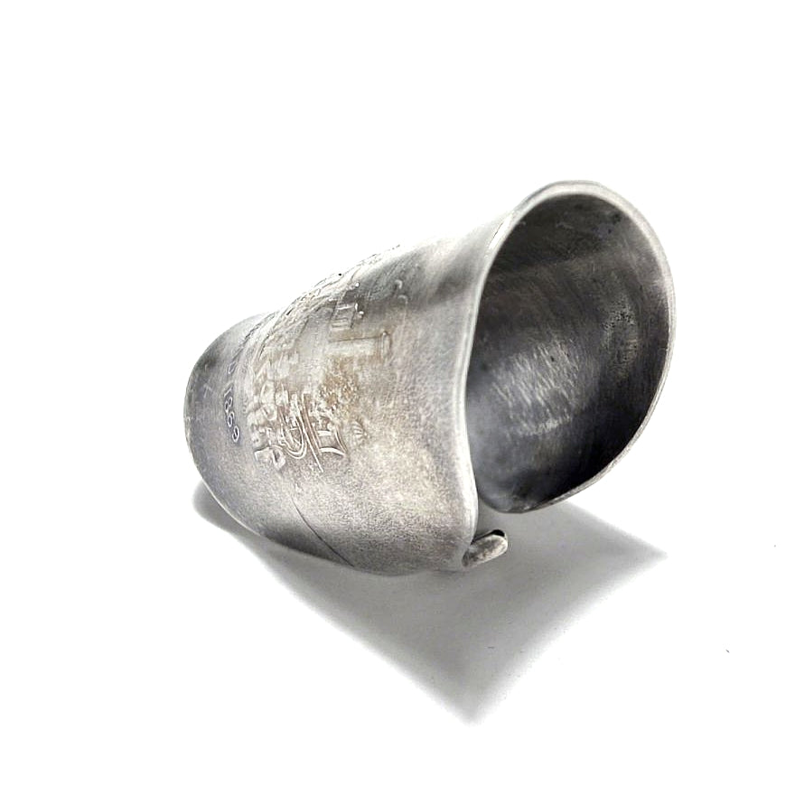 「つぼ」 Spoon Ring　No.6792　20号