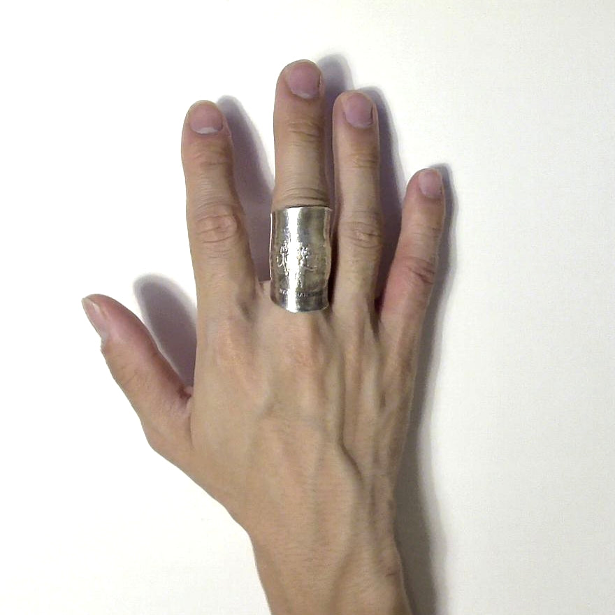 「つぼ」 Spoon Ring　No.6792　20号