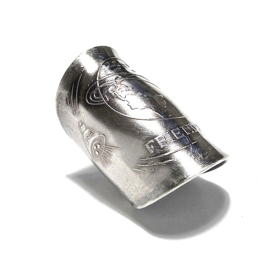 「つぼ」 Spoon Ring　No.6794　16号