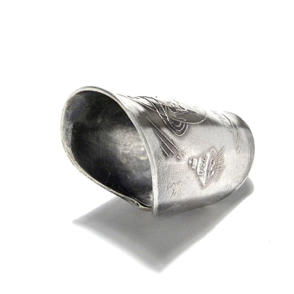 「つぼ」 Spoon Ring　No.6794　16号