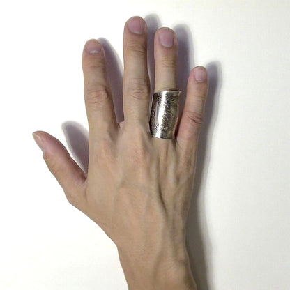 「つぼ」 Spoon Ring　No.6794　16号