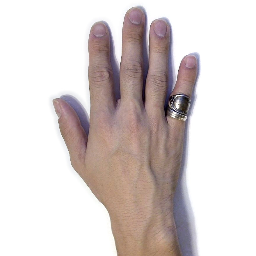 Spiral Spoon Ring　No.7933　11号