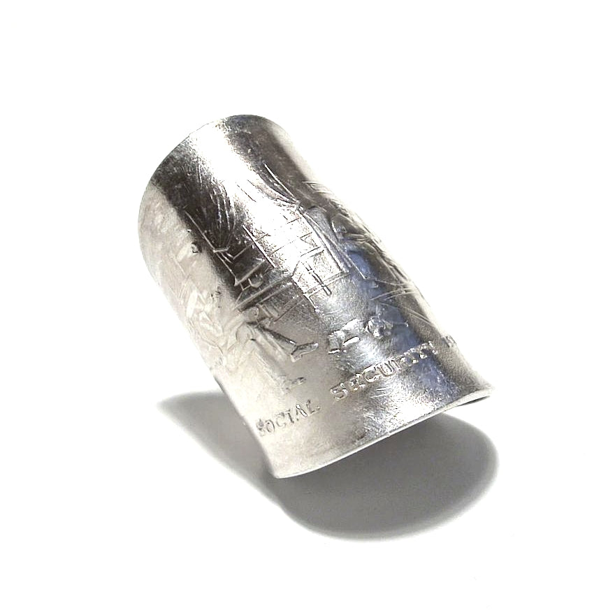 「つぼ」 Spoon Ring　No.7010　18号