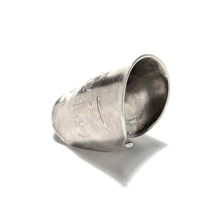 「つぼ」 Spoon Ring　No.7010　18号