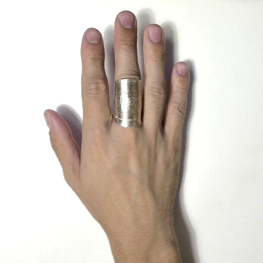 「つぼ」 Spoon Ring　No.7010　18号