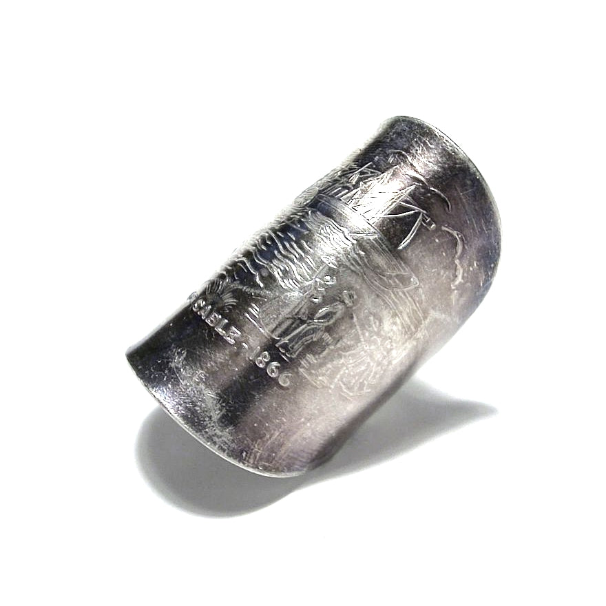 「つぼ」 Spoon Ring　No.7013　19号