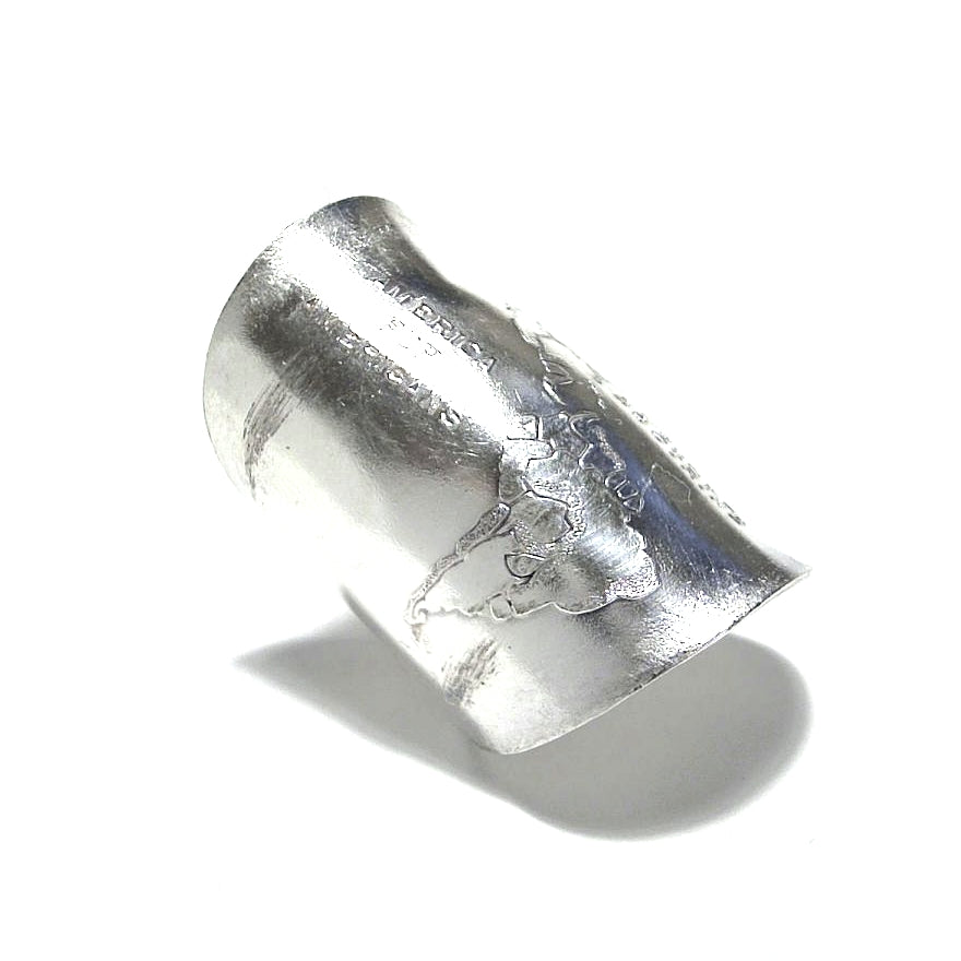 「つぼ」 Spoon Ring　No.7014　18号